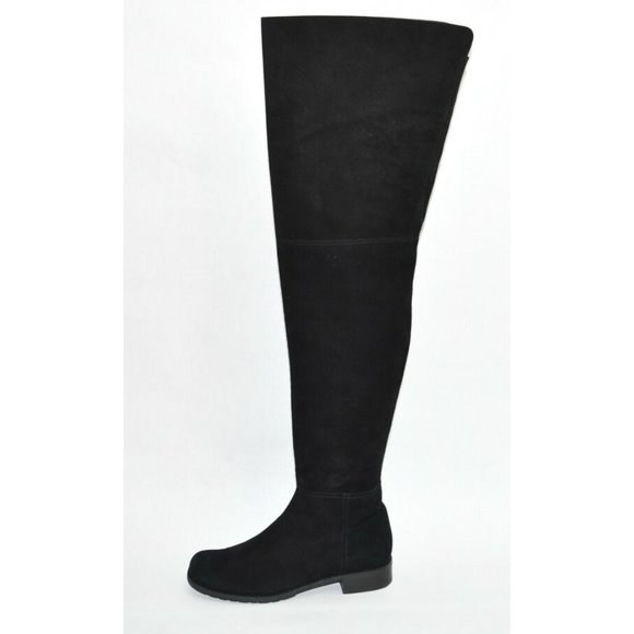 Stuart Weitzman 'Hilo' Thigh High Boot Black Suede Size 7 OTK MSRP $650 T43 - Picture 5 of 10